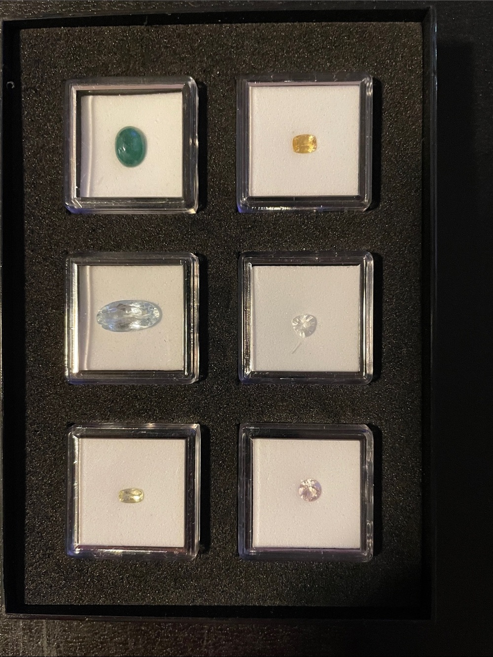 Loose Beryl Multi-Gemstone Set - Green, Yellow, Blue, Clear Stones